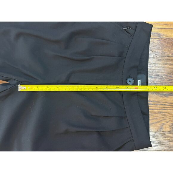 AWAY Black Wool Pleated Barrel Pants Trousers Women's Size 0 - Picture 7 of 9